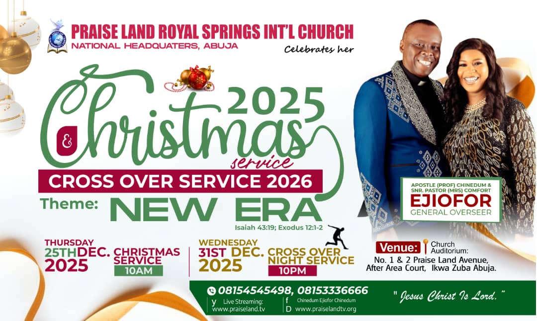 Christmas & Cross-Over 2025/2026